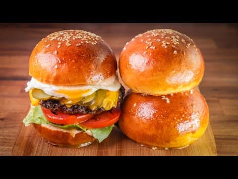 How to Make Super Soft Tangzhnong Burger Buns