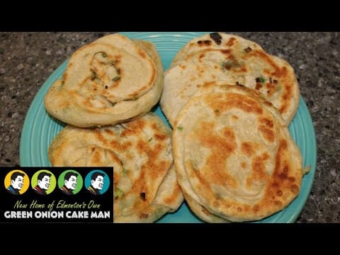 Making Mr. Siu To’s (Green Onion Cake Man) Green Onion Cake – Edmonton Alberta Canada Recipe
