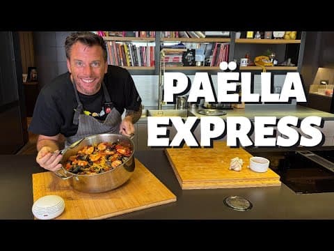 Nono's Express Paella - Delicious Spanish main course with medium difficulty. Perfect recipe converted from YouTube video to PDF format.