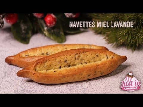 Provençal Lavender and Honey Navettes - Delicious French dessert with medium difficulty. Perfect recipe converted from YouTube video to PDF format.