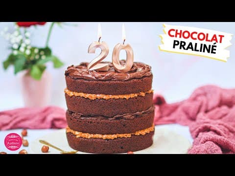 Chocolate Layer Cake with Praline Feuilletine