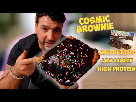 Healthy Homemade Cosmic Brownies