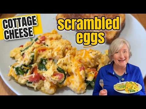 Get More Protein with Cottage Cheese Scrambled Eggs!