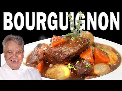 Classic Beef Bourguignon - Delicious French main course with medium difficulty. Perfect recipe converted from YouTube video to PDF format.