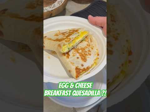 🔥MOUTHWATERING🔥 Egg & Cheese Breakfast Quesadilla 💥