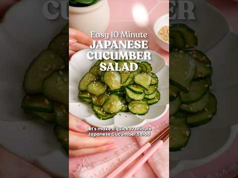 10 minute Japanese Cucumber Salad