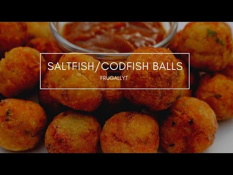 Codfish/Saltfish Balls