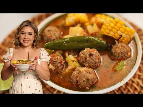 CALDO DE ALBÓNDIGAS