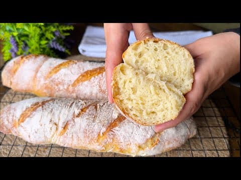 Homemade Soft Yeast Bread - Delicious Middle Eastern bread with easy difficulty. Perfect recipe converted from YouTube video to PDF format.