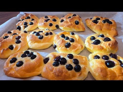 Blueberry Cloud Bread