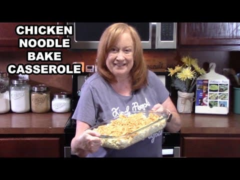 CHICKEN NOODLE BAKE, 6 Ingredients Using Your Favorite Potato Chip Dip