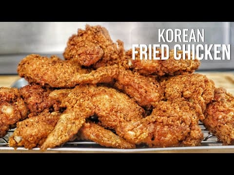 Crispy Korean Fried Chicken Wings