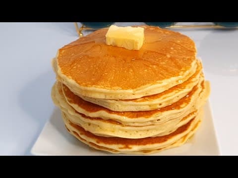 Pancakes légers - Delicious French breakfast with easy difficulty. Perfect recipe converted from YouTube video to PDF format.