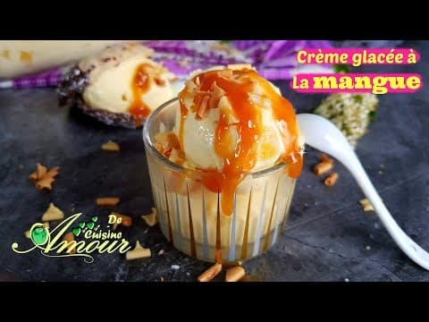 Mango Ice Cream Without Ice Cream Maker - Delicious French dessert with easy difficulty. Perfect recipe converted from YouTube video to PDF format.