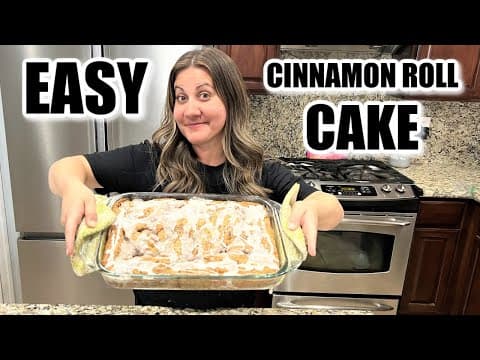 The Easiest Cinnamon Roll Cake Recipe You'll Ever Try