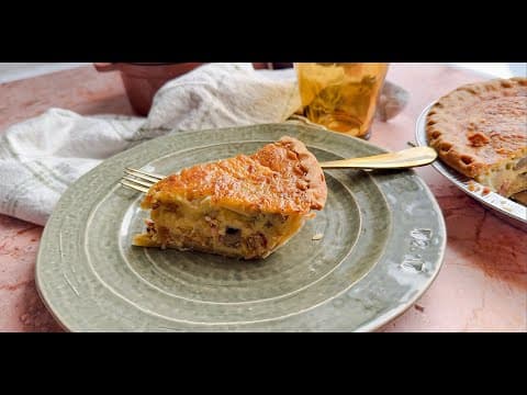 Bacon, Mushroom, and Onion Quiche