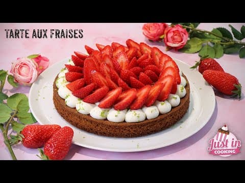 Express strawberry tart - Delicious French dessert with medium difficulty. Perfect recipe converted from YouTube video to PDF format.