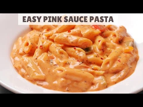 Restaurant-Style Creamy PINK SAUCE PASTA With Important Tips
