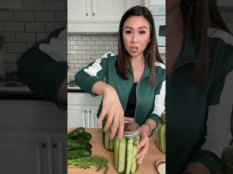 Homemade Dill Pickles takes 6 weeks to make