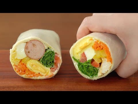 Chicken Tortilla Wrap - Delicious Korean Fusion main course with medium difficulty. Perfect recipe converted from YouTube video to PDF format.