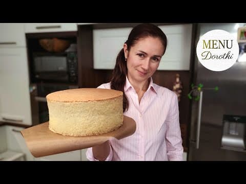 Biały biszkopt – idealny, puszysty i sprężysty