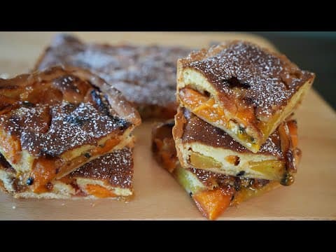 Tarte aux fruits d'été sur pâte à l'amande