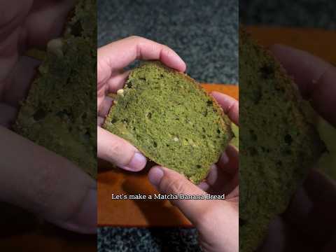 Matcha Banana Bread!! 🍌