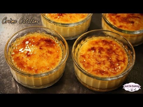 Crème Catalane - Delicious Spanish dessert with easy difficulty. Perfect recipe converted from YouTube video to PDF format.
