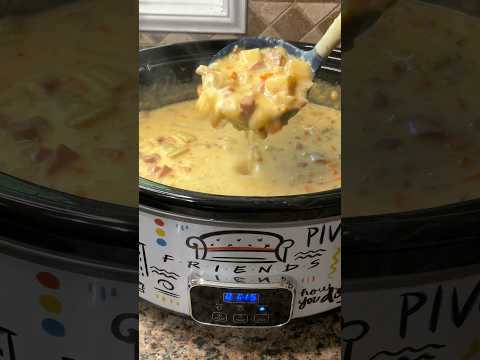 Cheesy Ham and Potato Soup is always a good choice!