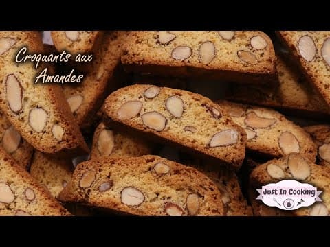 Croquants Provençaux aux Amandes - Delicious French snack with medium difficulty. Perfect recipe converted from YouTube video to PDF format.