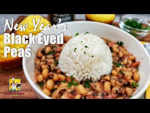 Southern Black-Eyed Peas with Ham Bone