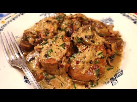 Normandy Pork Tenderloin - Delicious French main course with medium difficulty. Perfect recipe converted from YouTube video to PDF format.