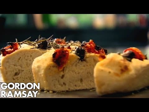 Olive, Rosemary and Tomato Focaccia