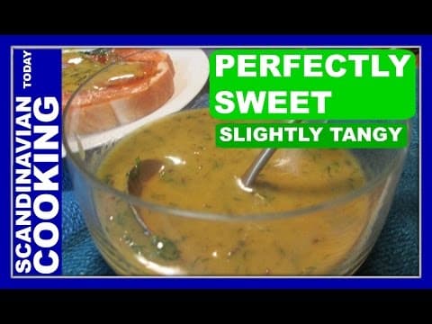 Mustard Dill Sauce for Gravlax - Gravlaxsås