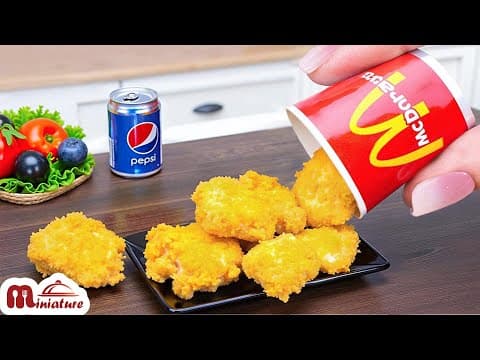 Crispy Homemade Chicken Nuggets with Fries