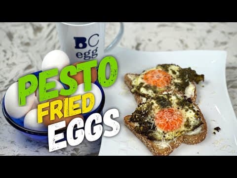 The Secret to Perfect Pesto Fried Eggs