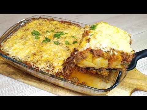 Potato Gratin with Ground Beef - Delicious French main course with easy difficulty. Perfect recipe converted from YouTube video to PDF format.