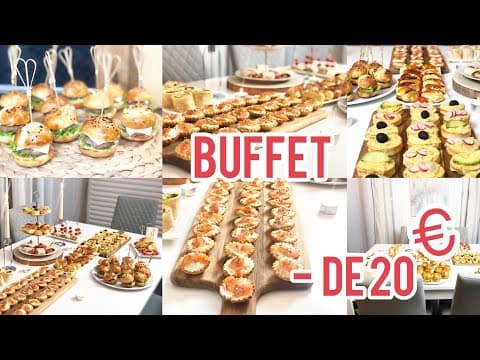 Varied dinner buffet