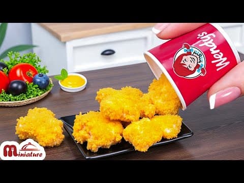 Takis-Crusted Chicken Nuggets with Homemade Fries