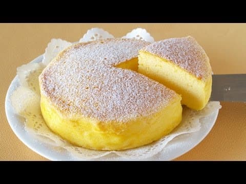 3-Ingredient Soufflé Cheesecake (Japanese Cotton Cheesecake)