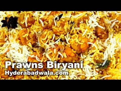 Hyderabadi Prawn Biryani