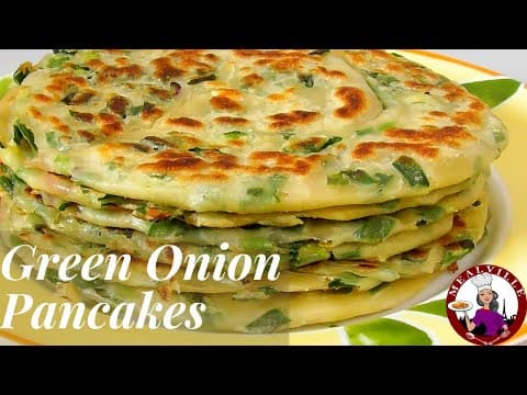 Chinese Green Onion Pancakes Recipe With Dipping Sauce