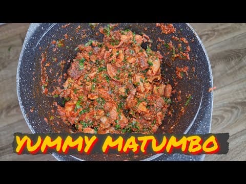 HOW TO MAKE MATUMBO WET FRY