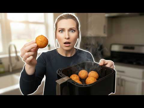 Air Fryer 3 Ingredient Cheese Balls (No Oil Test!)