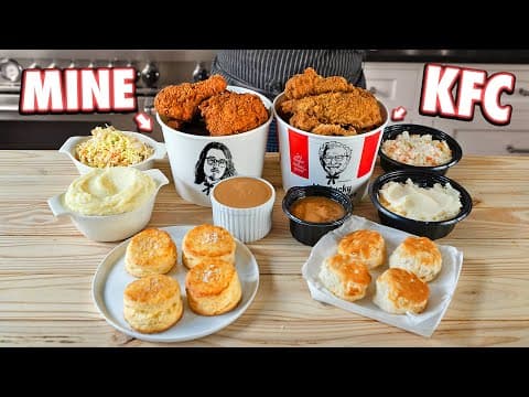 Making The KFC Bucket Meal At Home