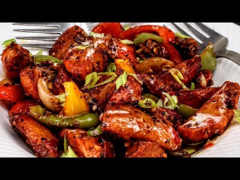 Triple Fried Spicy Tomato Potato Bites (Patato Chili Mil)