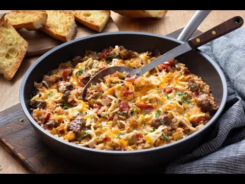 Ground Beef and Rice Skillet Meal