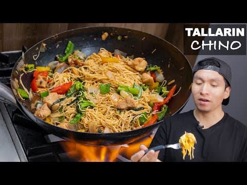 Tallarín Saltado CHINO de POLLO - Receta Fácil y Rico