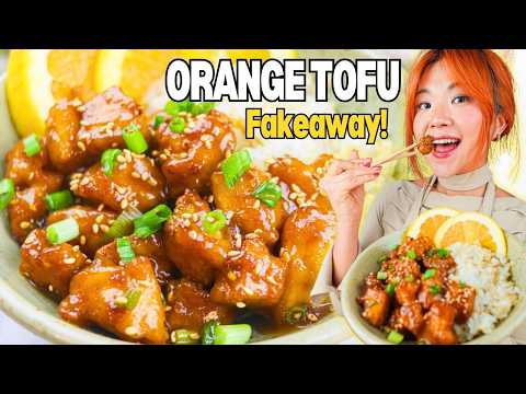 How to make ORANGE TOFU (vegan)