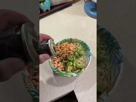 Low carb easy sushi bowl